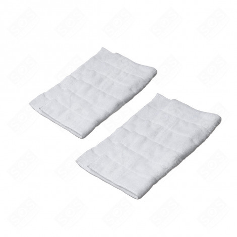 SET OF 2 DOUBLE CLOTHS STEAM CLEANER - 500970920