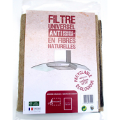 Natural flax fibre organic carbon filter