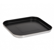 Enameled non-stick baking sheet