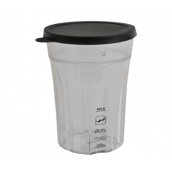 Chopper bowl with black lid