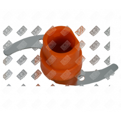 Orange Serrated Knife