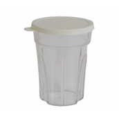 Chopping bowl with white lid