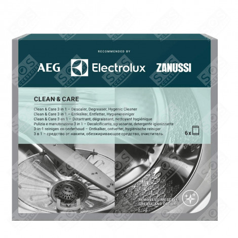 DESCALER, DEGREASER, HYGIENIC CLEANER (6 SACHETS X 50G) WASHING MACHINE - 902979918, 9029803823