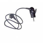 Power cord with thermostat