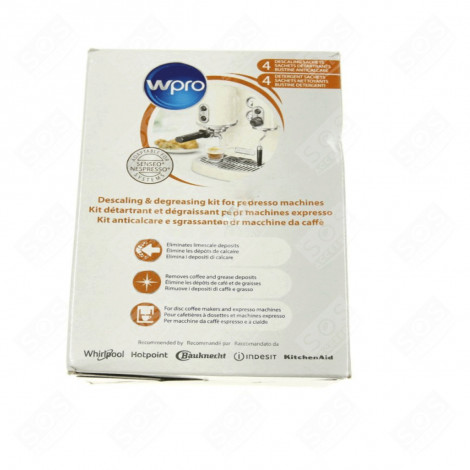 CLEANING AND DESCALING KIT ORIGINAL COFFEE MACHINE, ESPRESSO - 484010678197, KMC800/1