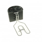 Housing + heating element