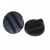 Thermostat and timer buttons