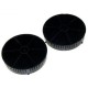 SET OF 2 CARBON FILTERS EXTRACTOR HOOD - 4055171138, 208352146603