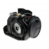 Housing with motor plate and winder