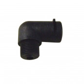 Angled pump connector