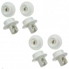 Set of 8 bottom rack wheels