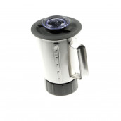 Complete stainless steel blender bowl