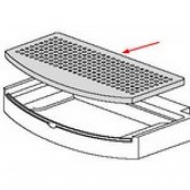 Cup rest grating