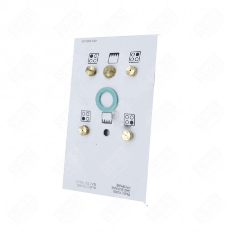 BUTANE GAS INJECTORS, NOZZLES KIT GAS / ELECTRIC OVENS - 4490910032