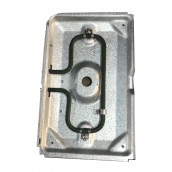 Lower reflector with heating element