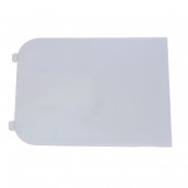 White skirting board cover