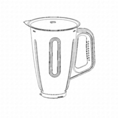 Stainless steel blender bowl