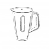 Stainless steel blender bowl