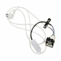 Power cord with plug