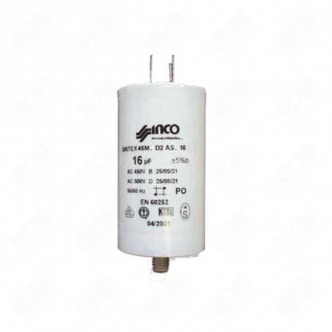 CONDENSATEUR 16MF WASHING MACHINES - C00074643