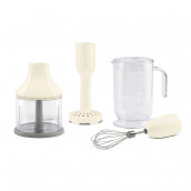 Accessories for immersion blender, cream: jug, bowl, potato masher, whisk