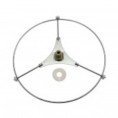 Wheeled turntable support