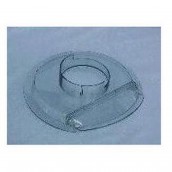 'D'-shaped splash cover