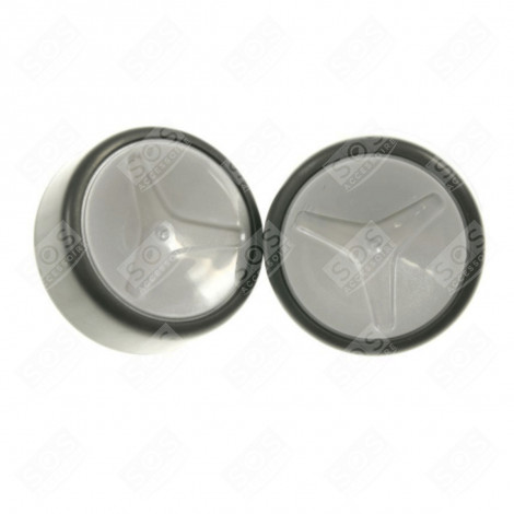 PACK OF 2 PLASTIC WHEELS VACUUM CLEANER  - 996510079457