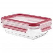 Rectangular glass box for storage 0.500 ml