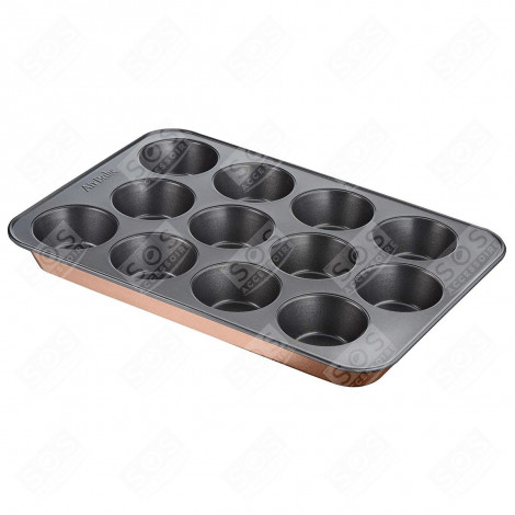 12 MUFFIN MOLDS 29X41 CM (NON-STICK STEEL) ACCESSORIES AND MAINTENANCE  - J2555014