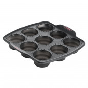 9 Retractable Muffin Molds (Silicone)