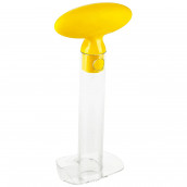 Pineapple cutout yellow (plastic)