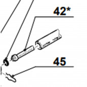 PFA Hose D 4/2,5x150 reference 42*