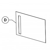 Bottom plate (mark d)