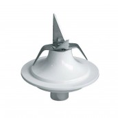 Mixer bowl blade block