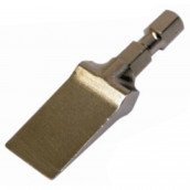 Wide flat nozzle for espresso