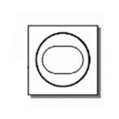 Wide Oval Connector X50