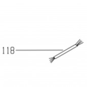 Power cable (mark 118)