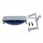 White handle with bracket