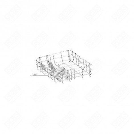 ORIGINAL LOWER BASKET REFERENCE 2420 DISHWASHER - 1799702100