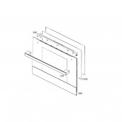 Original outer glass (mark n°300)
