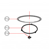 Rotating tray (mark p10)