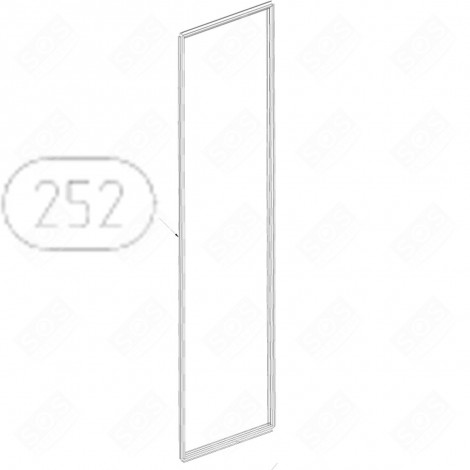 DOOR SEAL (MARK 252) REFRIGERATOR, FREEZER - 5928101100
