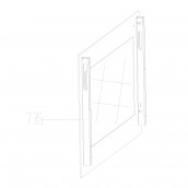 Outer glass (mark 735)