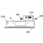 Electronic board, power module (reference 1206)