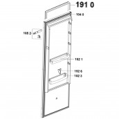 Door seal (reference 191 0) original