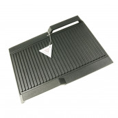 Original ribbed grill plate