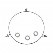 Wheeled turntable support