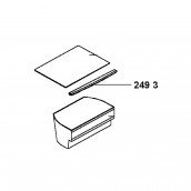 Original Clayette, shelf vegetable bin profile (marker 249 3)