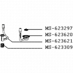 Flow meter hose (ref. MS-623621)